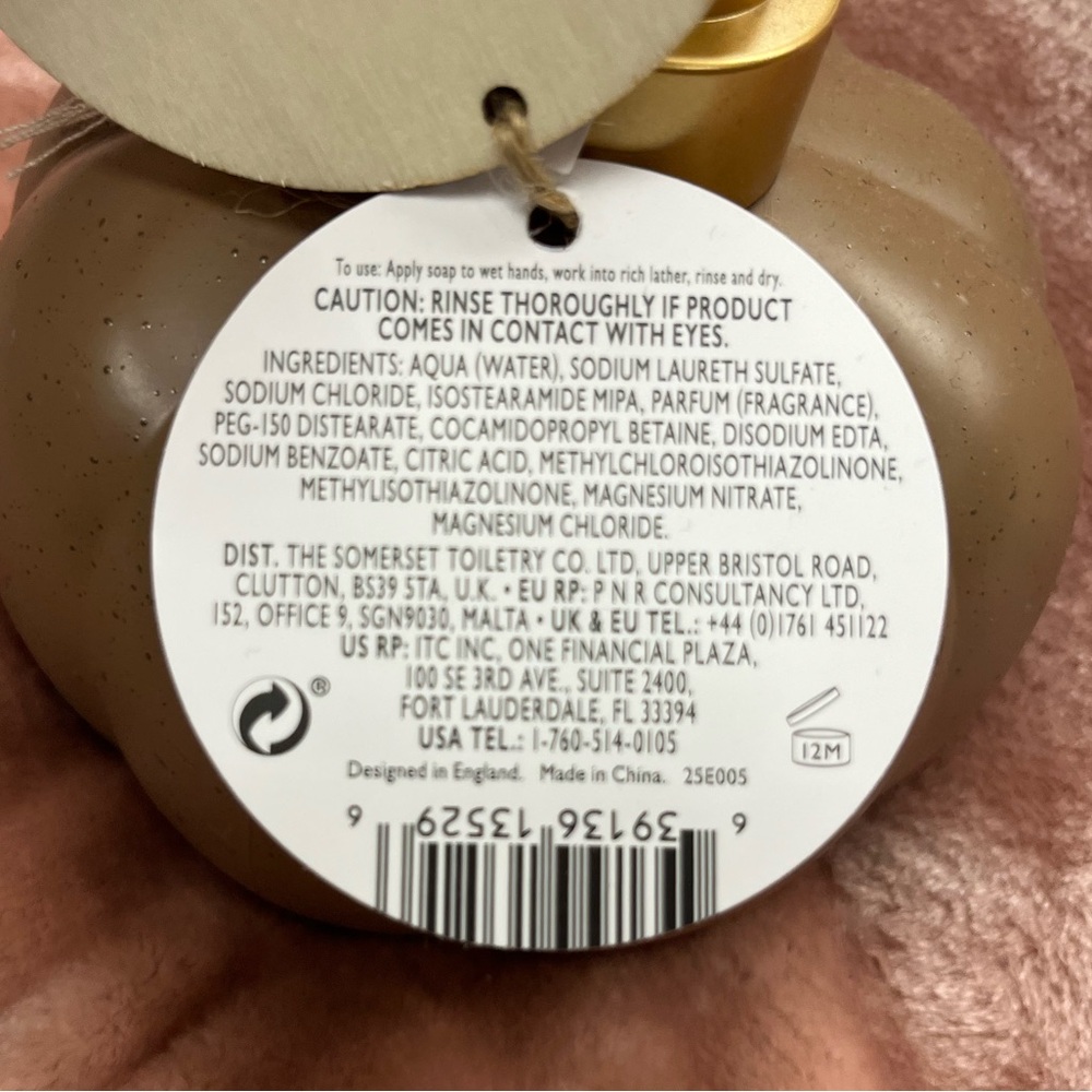 NWT ⚜️🍁⚜️ Asquith Somerset Pumpkin Chai scented hand soap - Picture 7 of 14